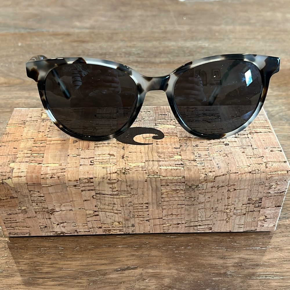 Black and Gray Clubmaster Sunglasses with Metal Accents